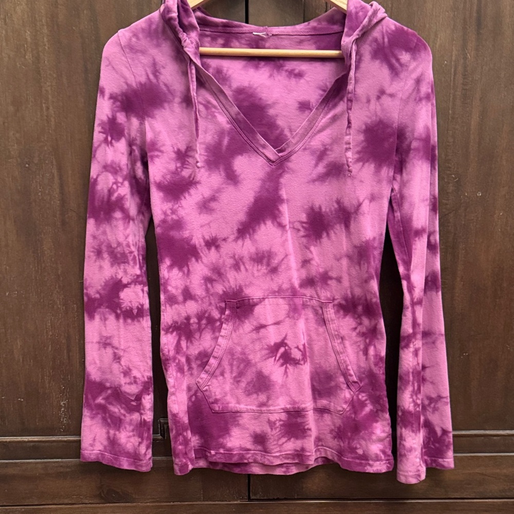Source Unknown Purple Tie-Dye Hoodie
